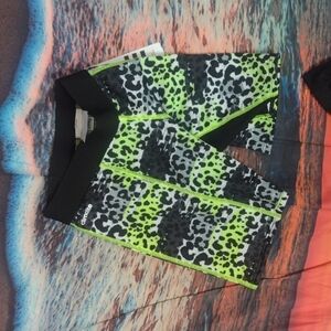 Adidas cheetah shorts size small